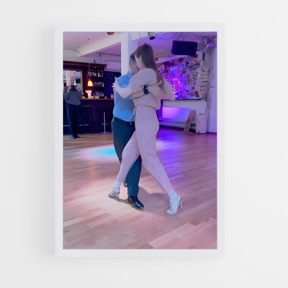 Poster Tango Sous Le Vent – affiche Danse (vue 3)